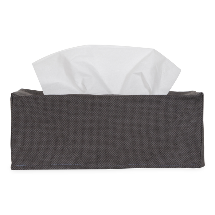 Using a beautiful 100% linen, The Linen Tissue Box Cover provides a neutral palette to any tissue box, which improves on stylistic decisions for any countertop or nightstand.