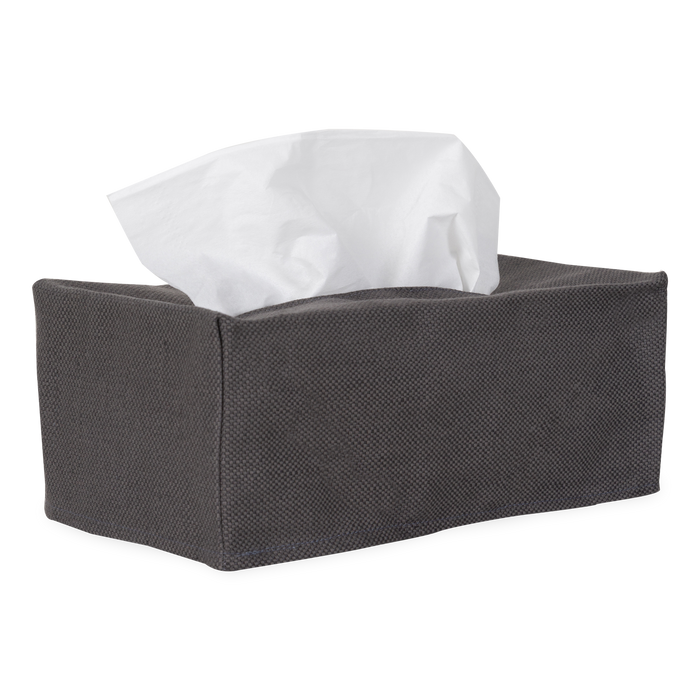 Using a beautiful 100% linen, The Linen Tissue Box Cover provides a neutral palette to any tissue box, which improves on stylistic decisions for any countertop or nightstand.