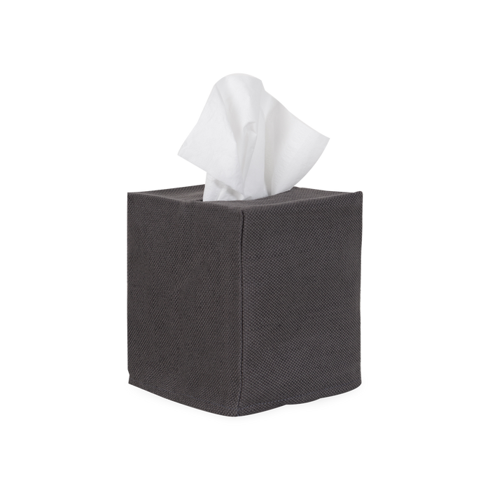 Using a beautiful 100% linen, The Linen Tissue Box Cover provides a neutral palette to any tissue box, which improves on stylistic decisions for any countertop or nightstand.
