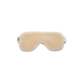 Merino Fleece Sleep Mask in soft ivory with plush merino-blend fleece, contoured eye coverage and an adjustable strap for a comfortable, secure fit.