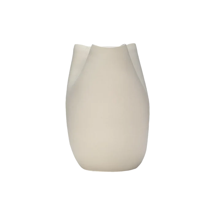 Sculpted Ceramic Wide Vase