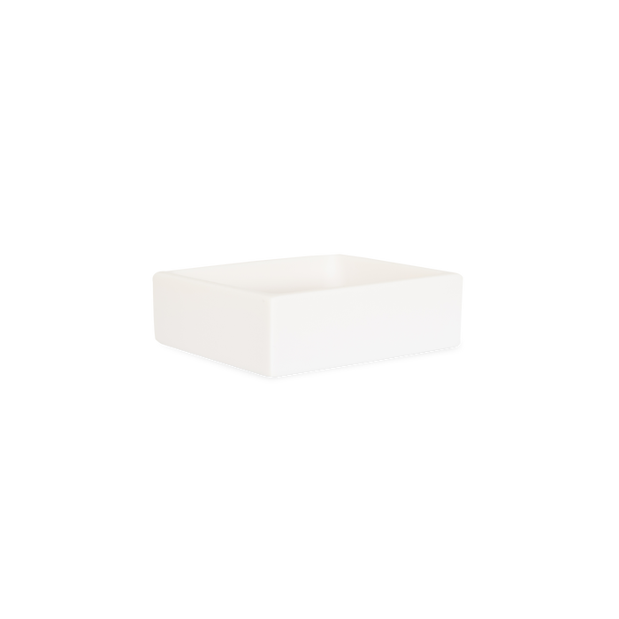 Clean lines and a minimal aesthetic define this bath collection.