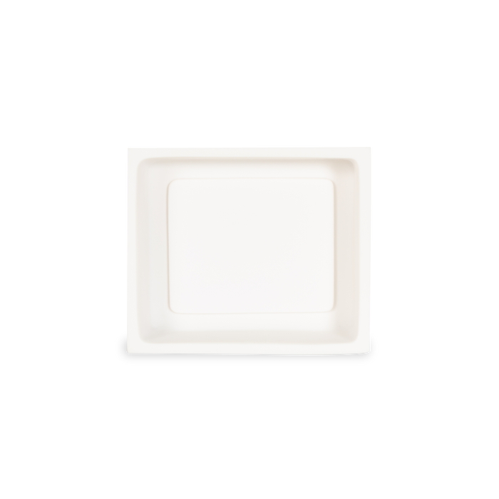 Clean lines and a minimal aesthetic define this bath collection.